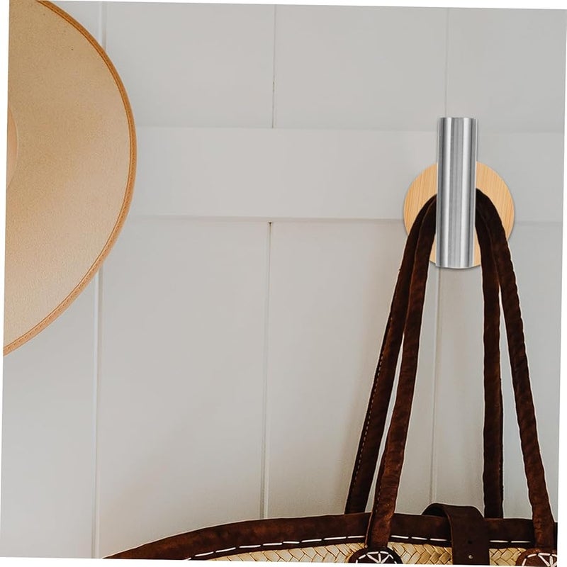 Balacoo 2 Pack Adhesive Towel Hooks For Bathroom Wall Sticky Easy Install Durable - Image 2